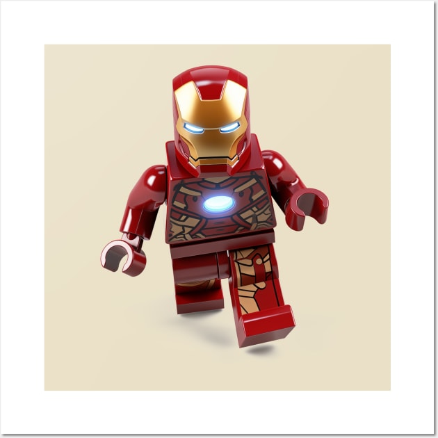 Iron man lego wall art shop